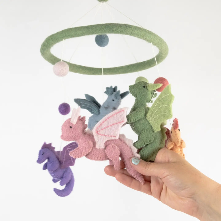 Baby Dragon Felt Mobile