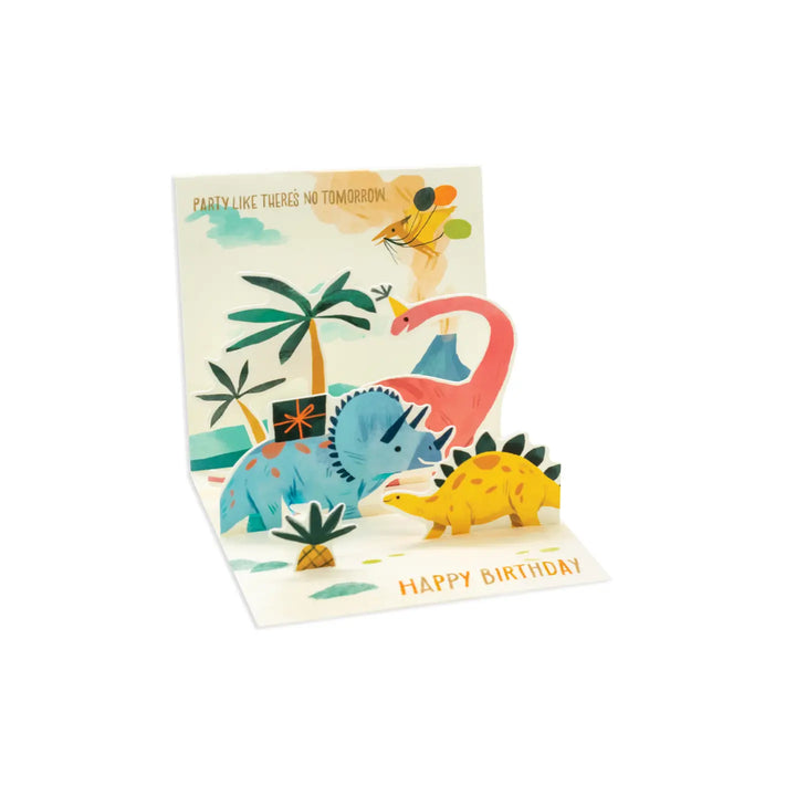 Dinosaurs Trinkets Pop-up Card