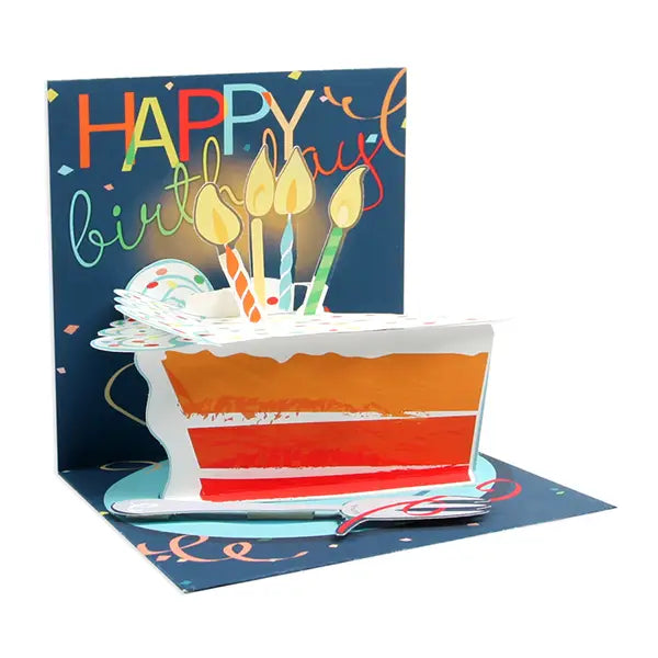 Big Slice of Cake Trinkets Mini Pop-up Card