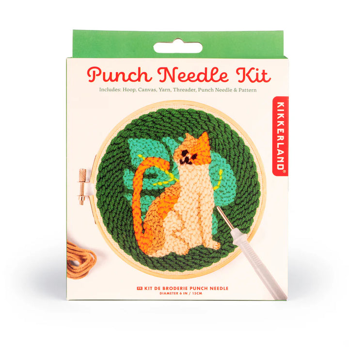 Cat Punch Needle Kit