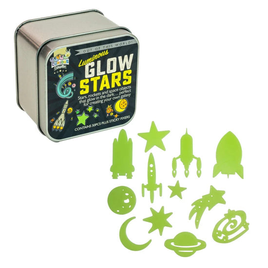 Luminous Glow Stars in a Tin