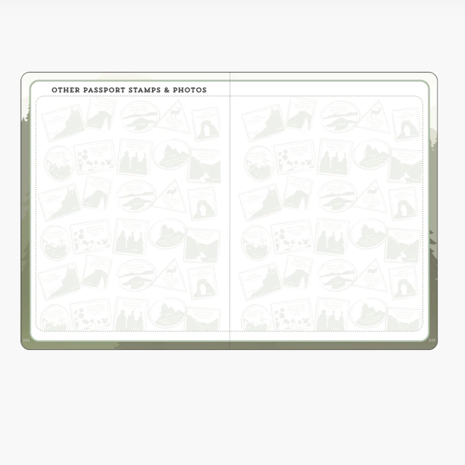 USA National Parks Journal & Passport Stamp Book