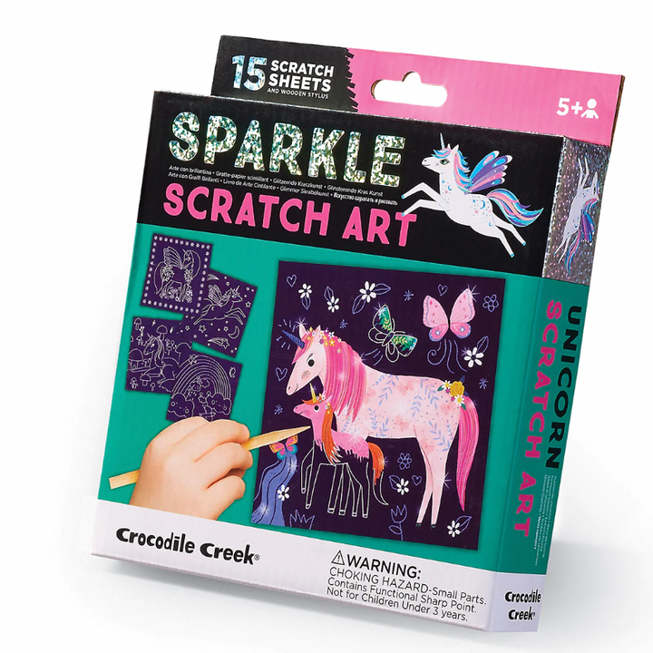 Sparkle Scratch Art - Unicorn