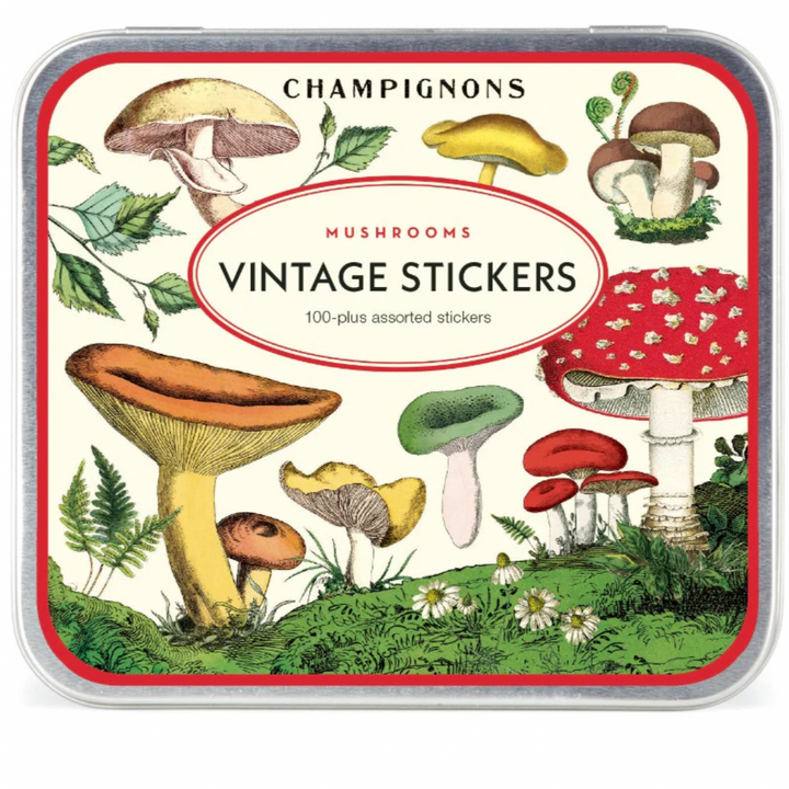 Mushrooms Vintage Stickers