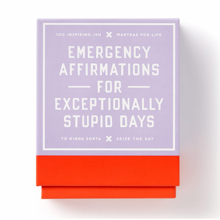 Emergency Affirmations for Exceptionally Stupid Days Card Deck