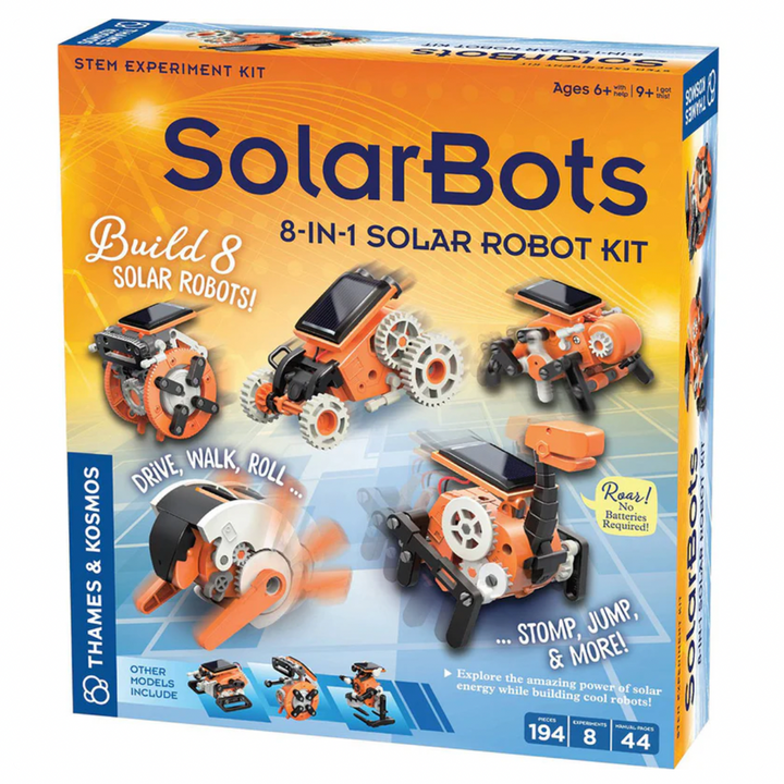 SolarBots: 8-in-1 Solar Robot Kit