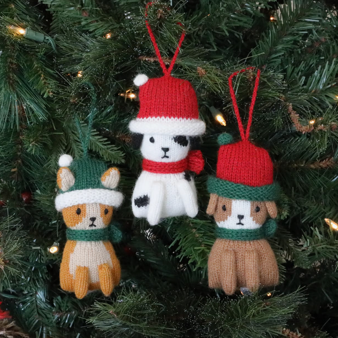 Holiday Puppy Ornament