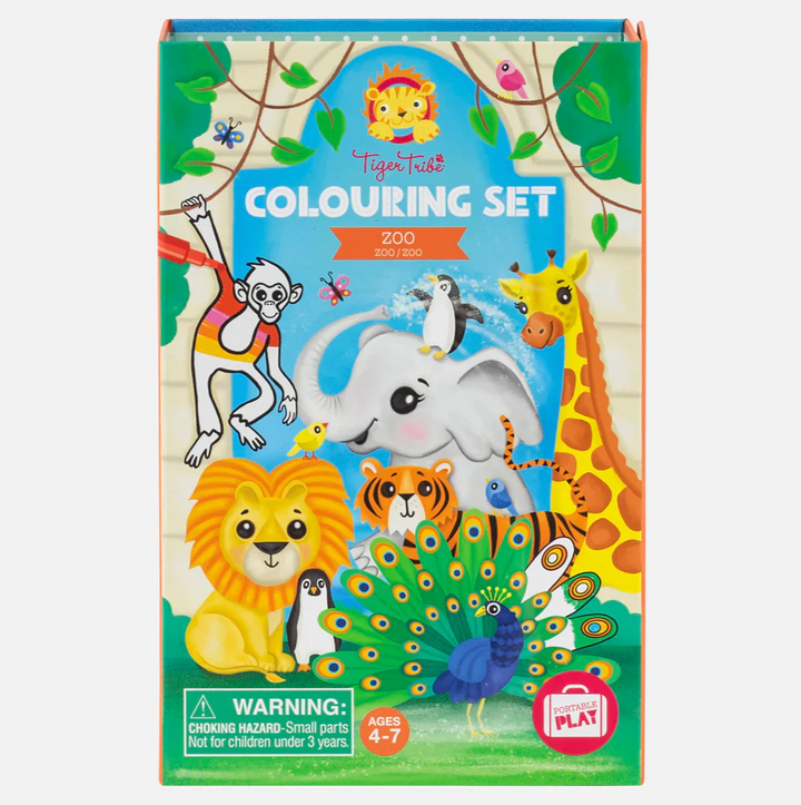 Coloring Set - Zoo