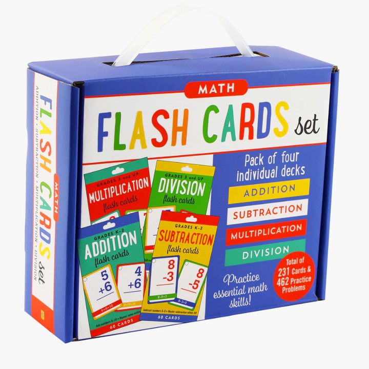 Math Flash Cards (Set of 4)