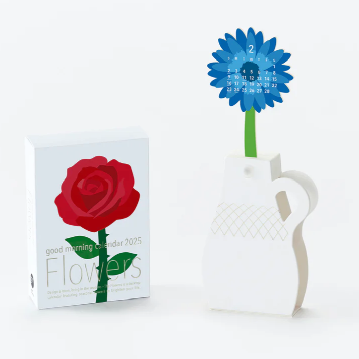 Flowers 3D 2025 Calendar