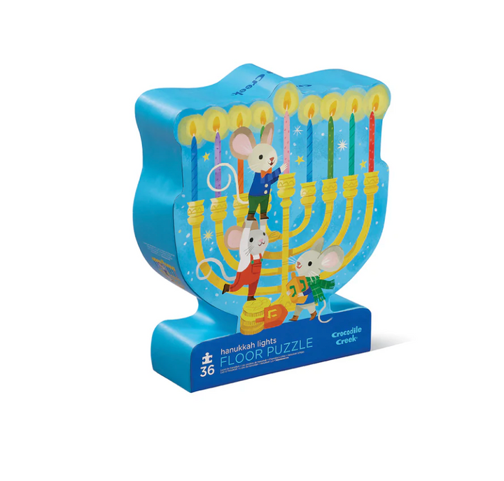 36-Piece Hanukkah Lights Floor Puzzle