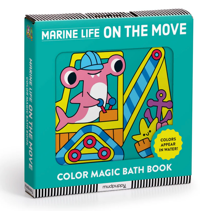 Marine Life on the Move Color Magic Bath Book