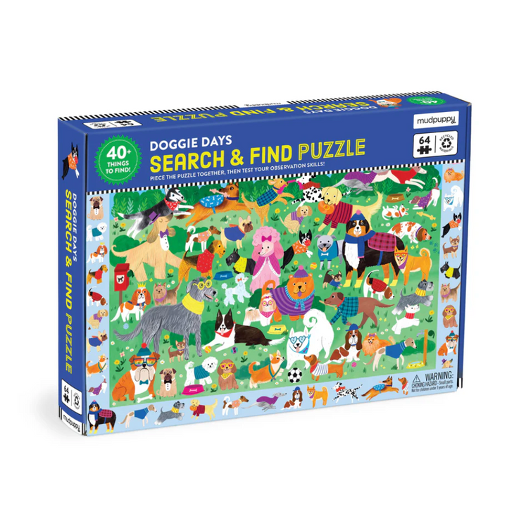 64-Piece Doggie Days Search & Find Puzzle