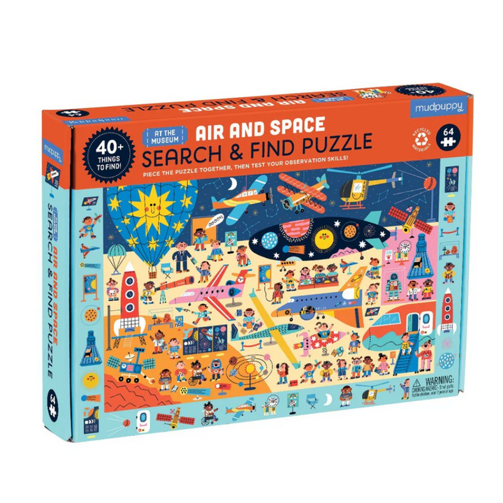 64-Piece Air & Space Museum Search & Find Puzzle