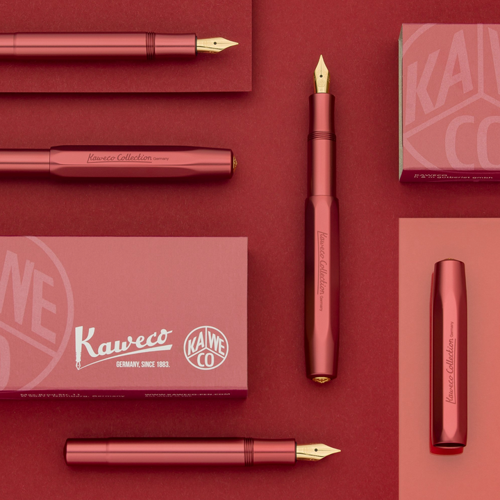 Kaweco AL Sport Fountain Pen - Ruby Red