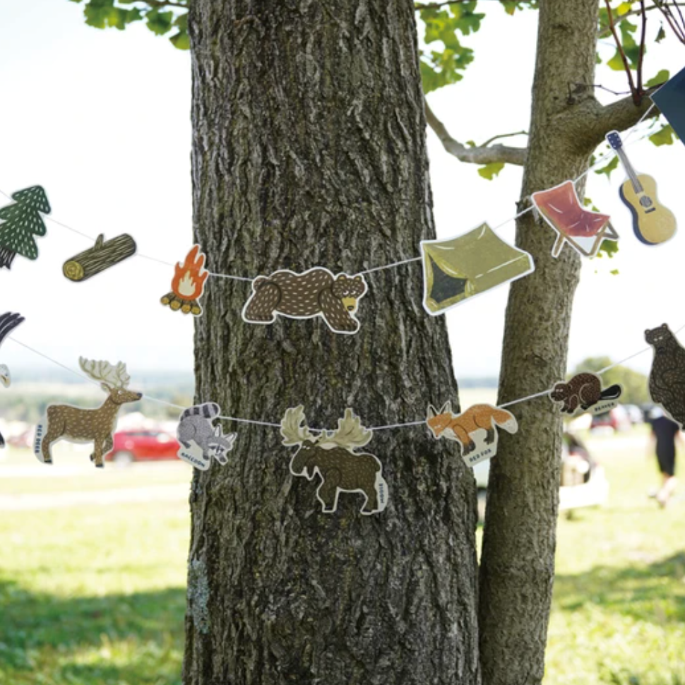 Hello Mellow Garland Card - Camping