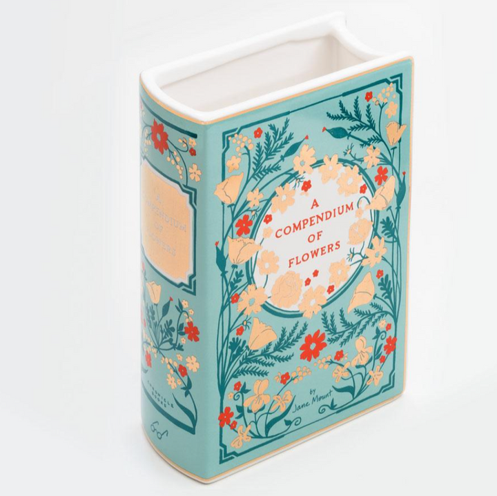 Bibliophile Vase: A Compendium of Flowers