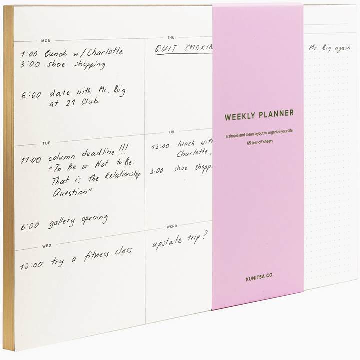 Weekly Planner Pad