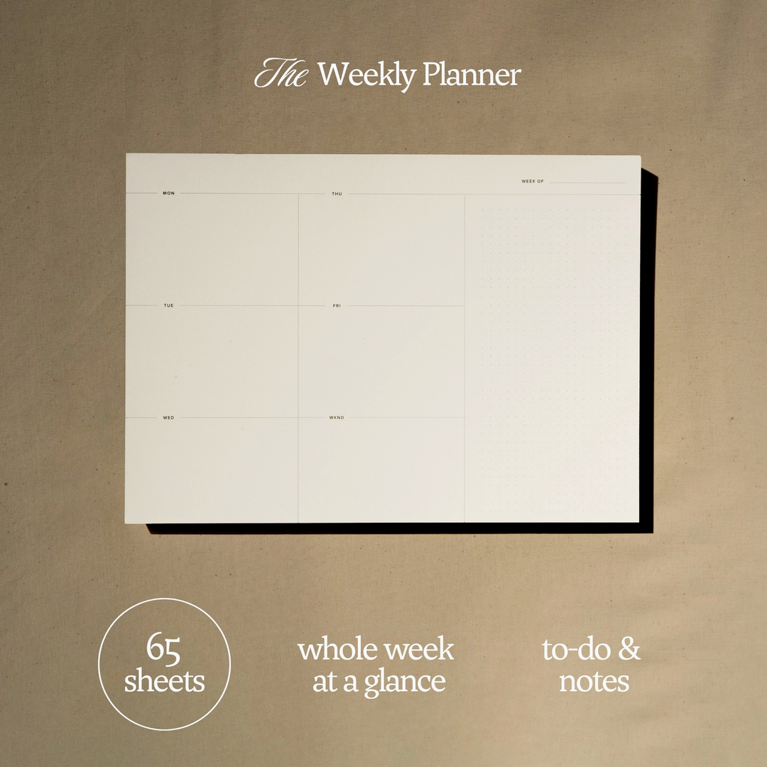 Weekly Planner Pad