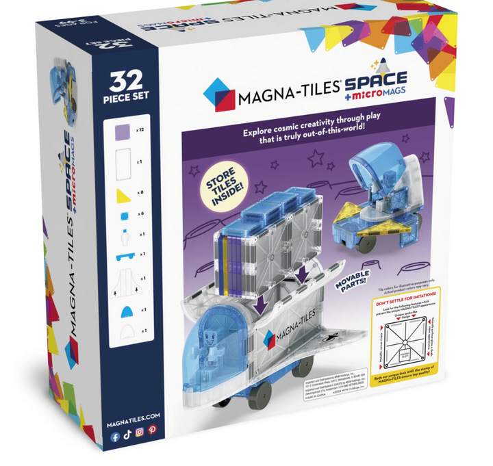 MAGNA-TILES® Space 32-Piece Set