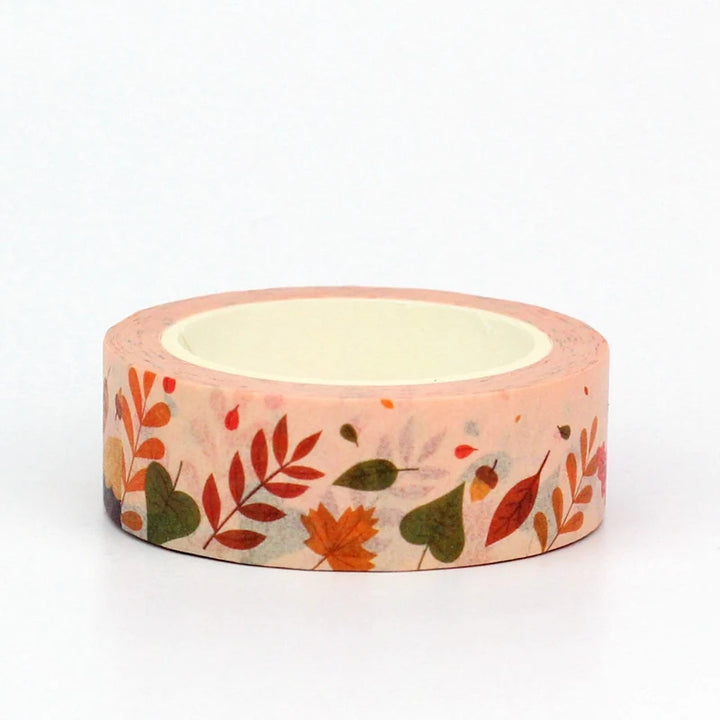 Pumpkin Pie Floral Washi Tape