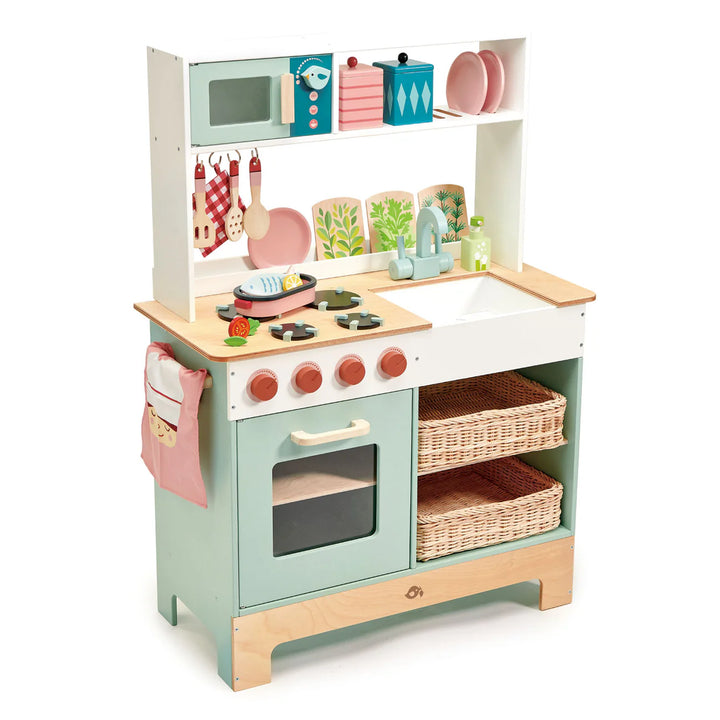 Kitchen Range Wooden Set