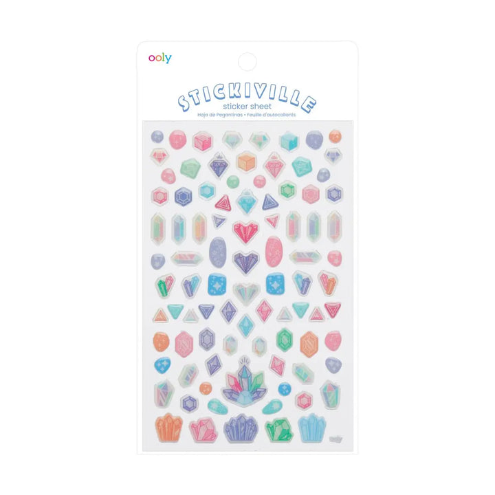 Stickiville Glitter Gem Stickers