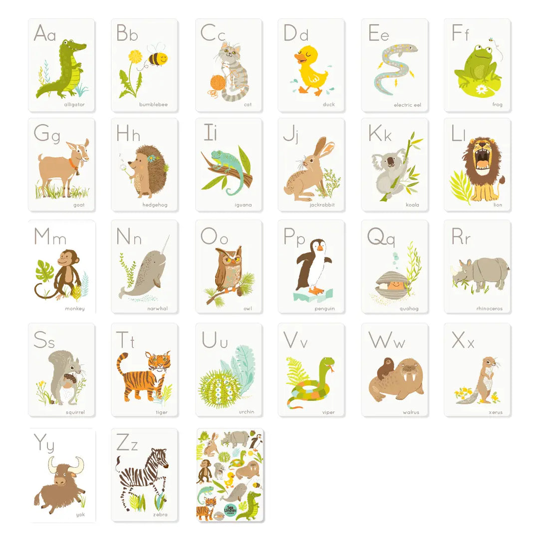 ABC Alphabet Card Set: Alphabet Zoo