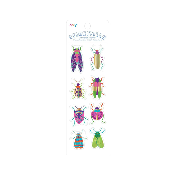 Stickiville Fancy Bugs Stickers