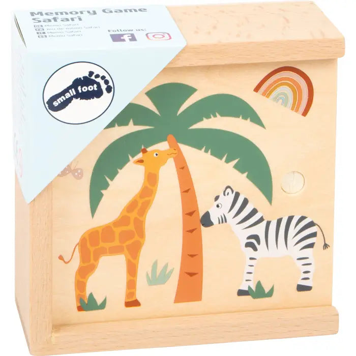 Wooden Safari Themed Memory Game