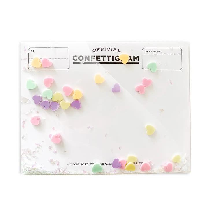 Confettigram Valentine Card