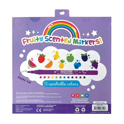 Yummy Yummy Scented Markers (Set of 12)