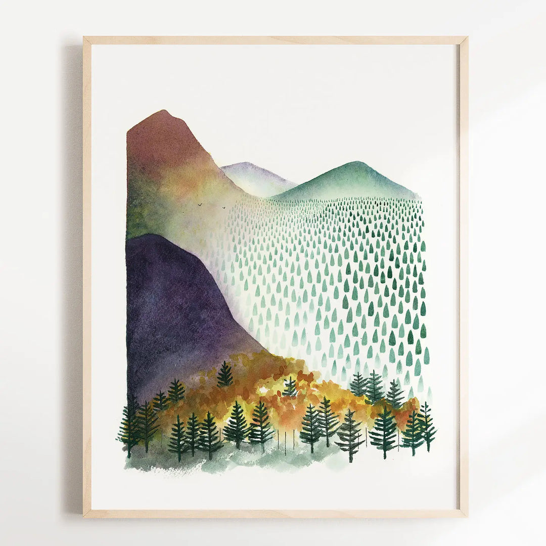 Mountain Morning Art Print