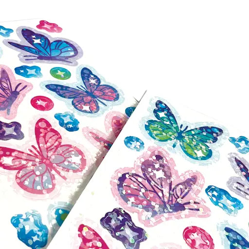 Stickiville Butterflies Holographic Stickers