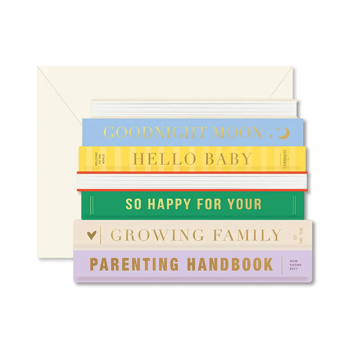 Baby Books Die-Cut Card