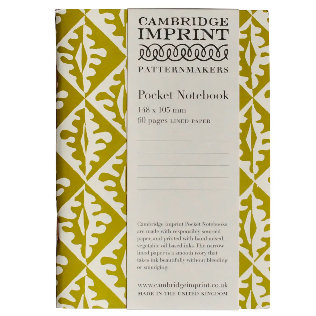 Cambridge Imprint Patternmakers Pocket Notebook