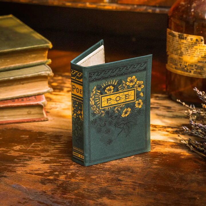 The Complete Poetical Works of Edgar Allan Poe 1884 Edition Book Wallet (Atlantic Green)