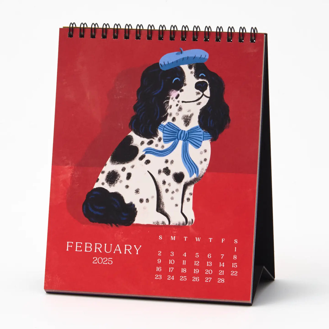 2025 Good Boys Desk Easel Calendar (12-Month)