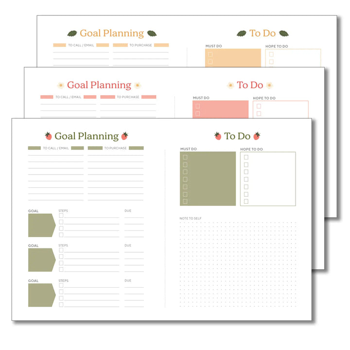 2025 Fruits High Note Weekly Softcover Planner (August 2024-December 2025)