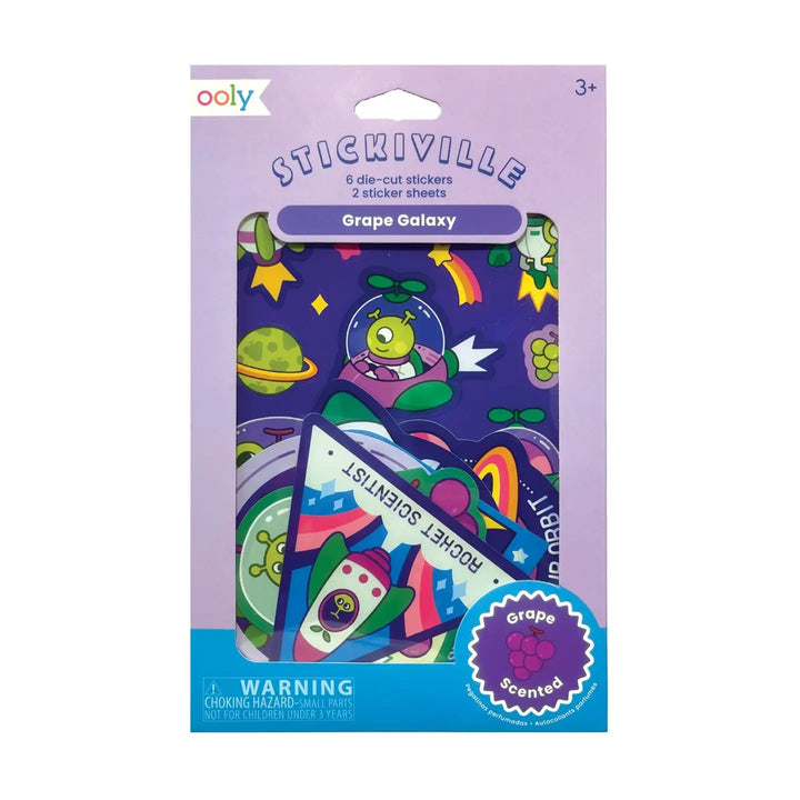 Stickiville Galaxy Grapes Scented Stickers