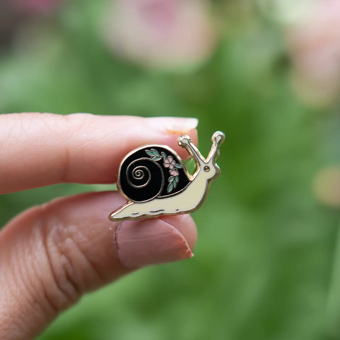 Garden Snail Enamel Pin