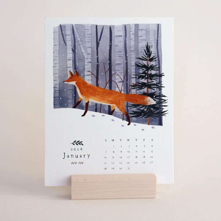 2025 Wild Animals Desk Calendar