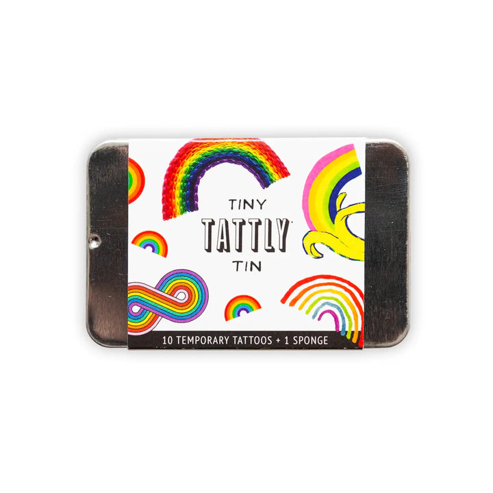 Tiny Rainbow Tattoo Tin