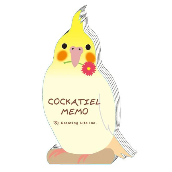 Cockatiel Memo Pad