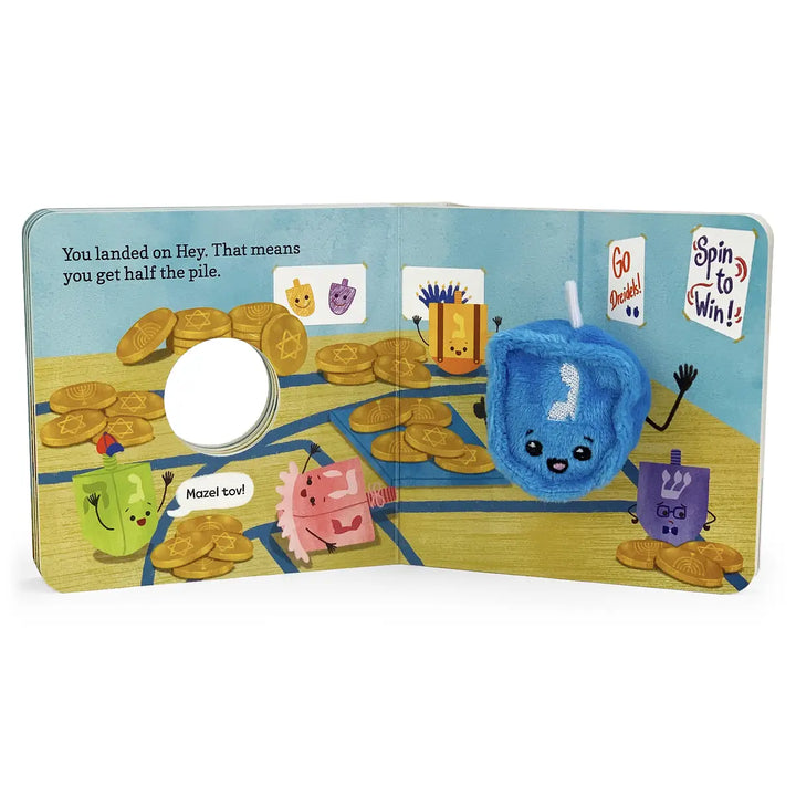 Happy Hanukkah, Little Driedel Finger Puppet Board Book