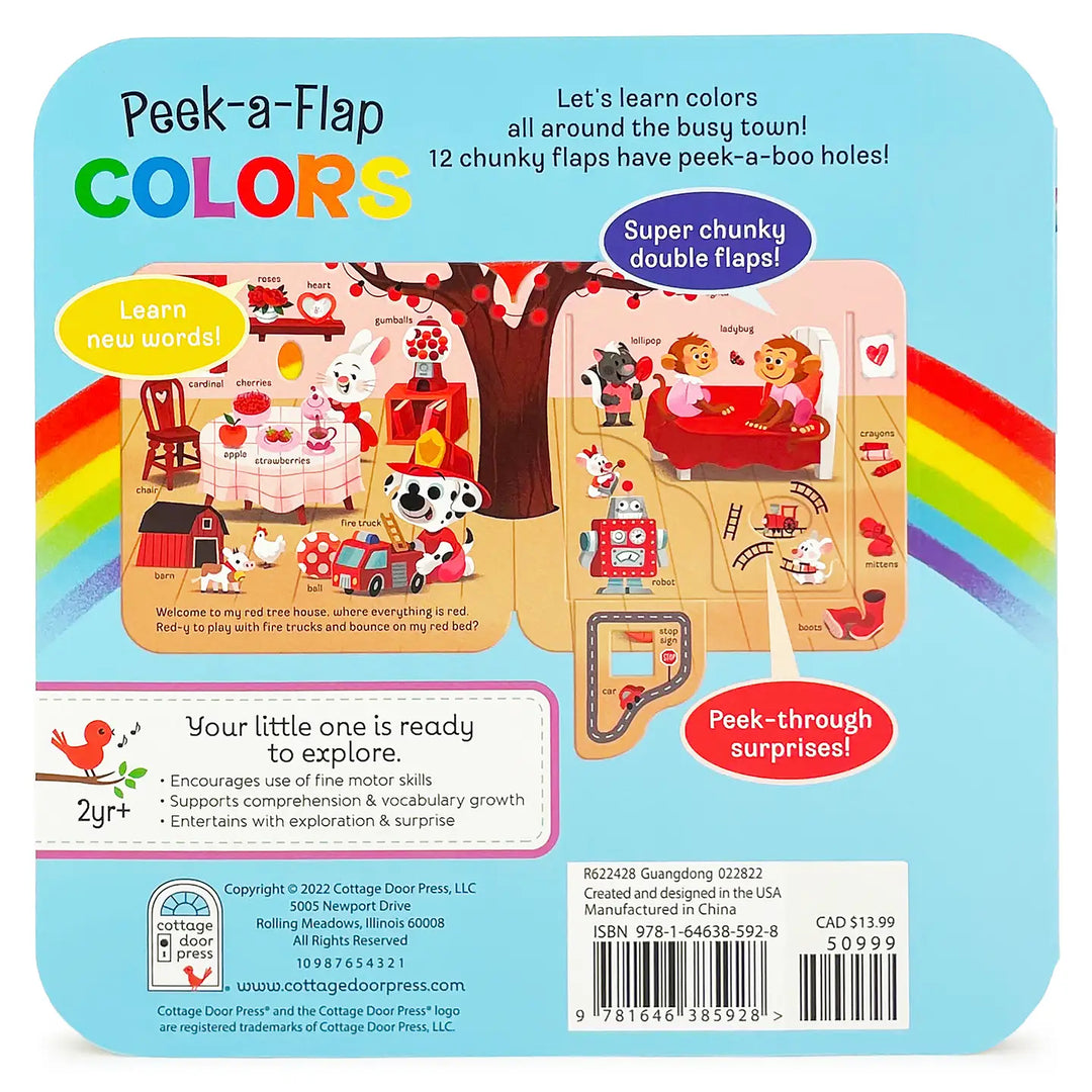 Colors Interactive Lift-A-Flap Board Book