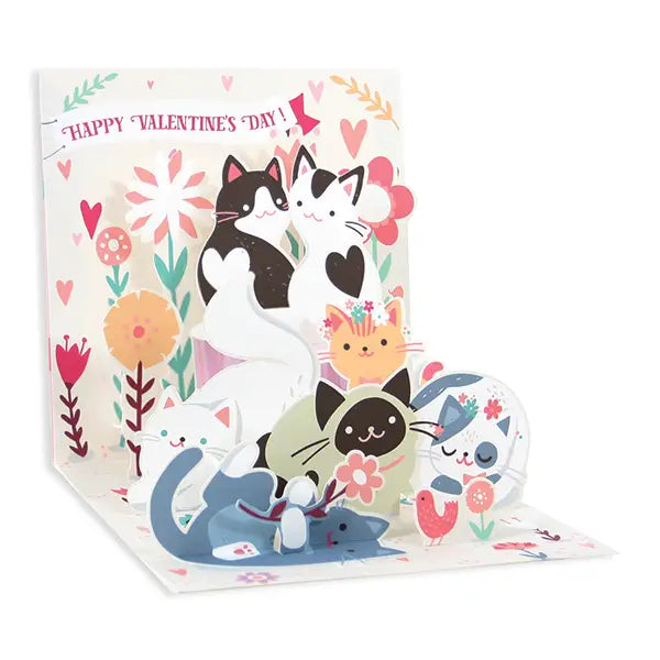 Kitty Love Treasures Pop-up Card