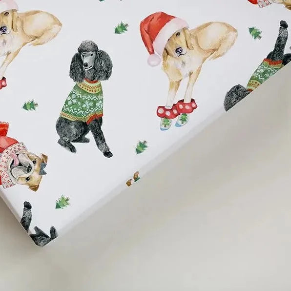 Holiday Dogs Gift Wrap (Roll)