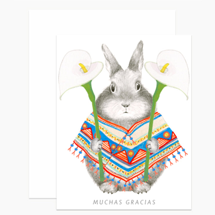 Muchas Gracias Bunny Card