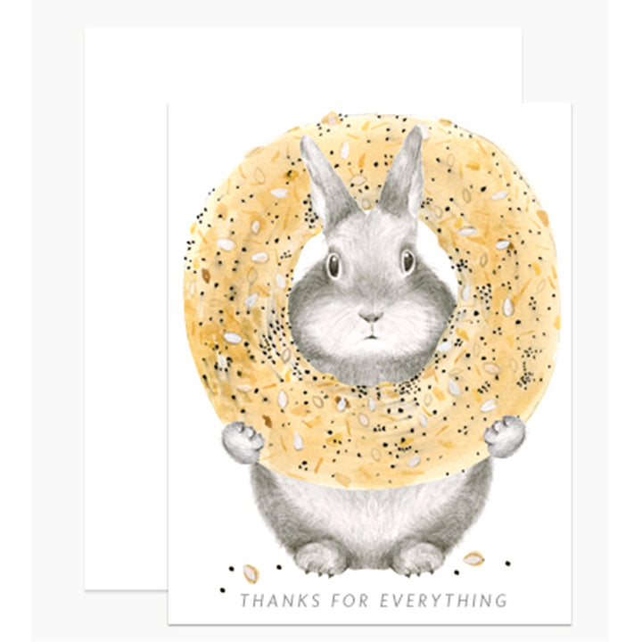 Everything Bagel Bunny Card (Set of 6)